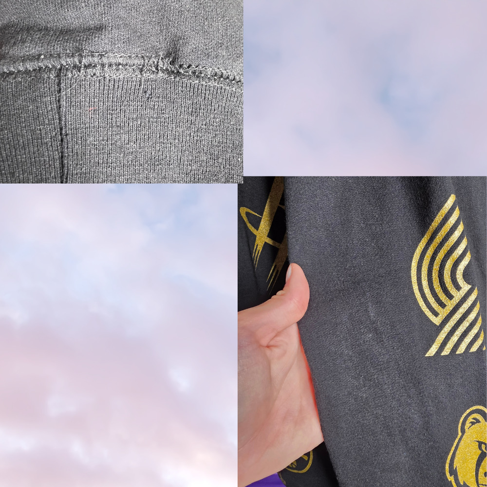 OVO October's Very Own NBA Team Icons Black Gold Streetwear OG Owl Hoodie Sz M - Picture 9 of 9